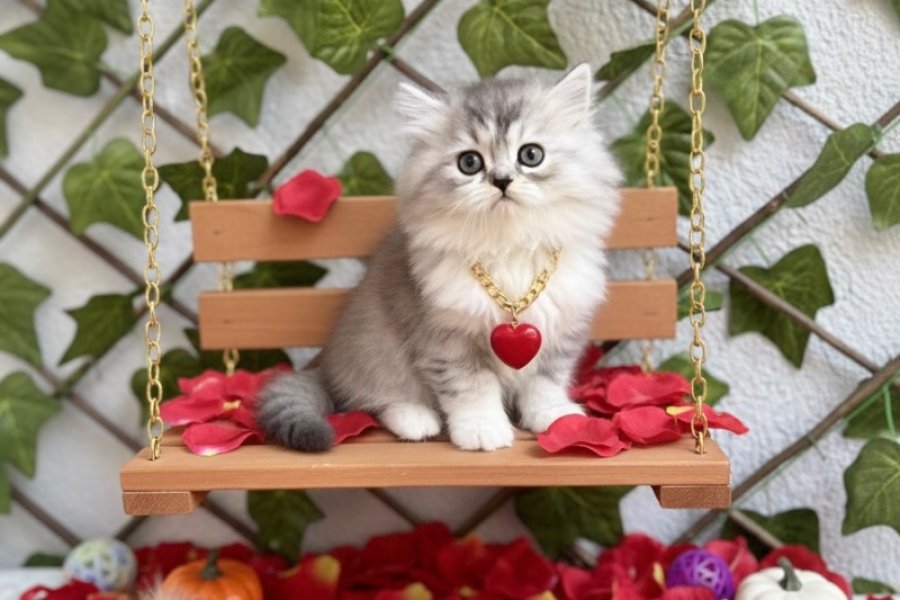 DİKKAT BAĞIMLILIK YAPAR SİLVER LONGHAİR BEBEĞİMİZ 1