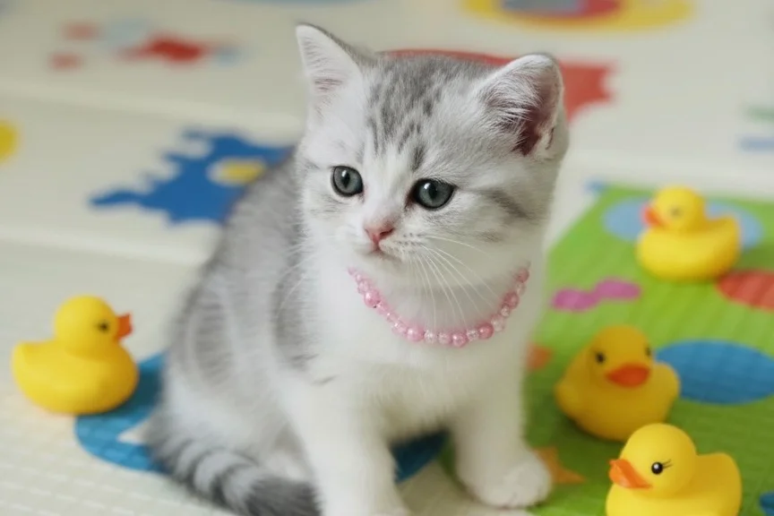 DİŞİ BRİTİSH SHORTHAİR PAMUK BEBEK 4