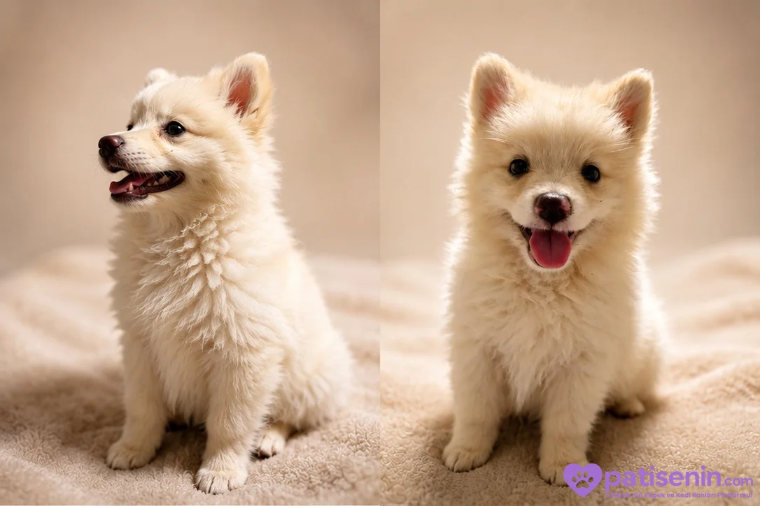 Pomerian spitz yavruları Erkek ve dişi aileden 3