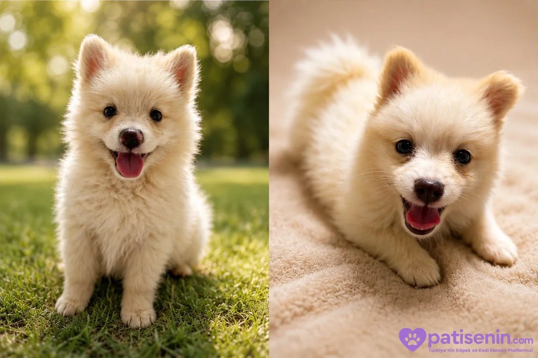 Pomerian spitz yavruları Erkek ve dişi aileden 1