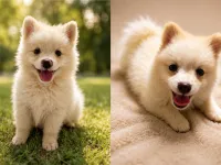 Pomerian spitz yavruları Erkek ve dişi aileden